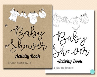 SALE! Baby Shower Kids Activity Book Coloring, Baby Shower Coloring, Baby Shower Games for kids, Printable coloring sheet, Kids table,TLC662
