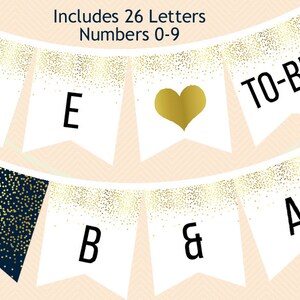 Gold Banner, Bridal Shower Decorations, Wedding Banner, Bridal Shower Banner, Baby Shower Decorations, Baby Shower Banner TLC472 BS472B ds