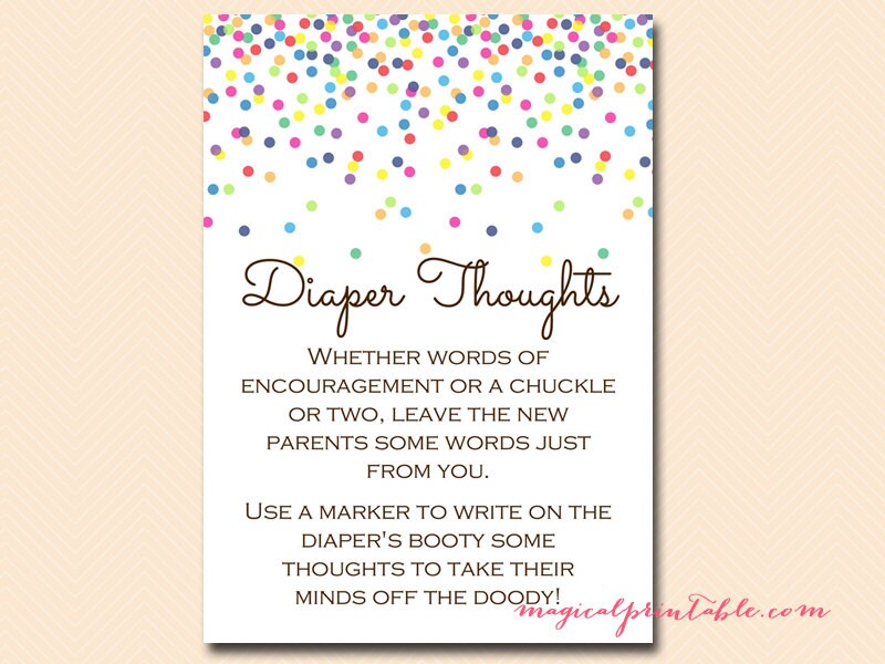 Diaper Text Diaper Thoughts, Late Night Diapers, Words for Wee Hours, Baby Sprinkle ...