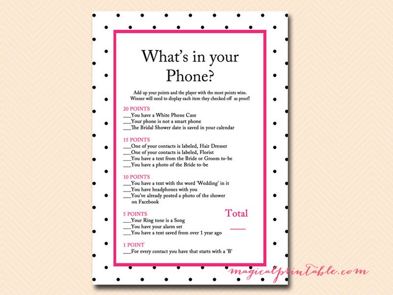 What S In Your Phone Phone Game Cellphone Game Hot Etsy