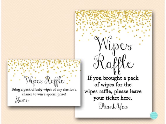diaper and wipes raffle