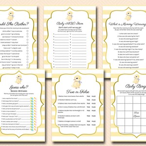 Rubber Duck Baby Shower Games Package, Download, Pink Duck Baby Shower Download, Easter Baby Shower, Rubber Duck, Easter baby shower TLC672