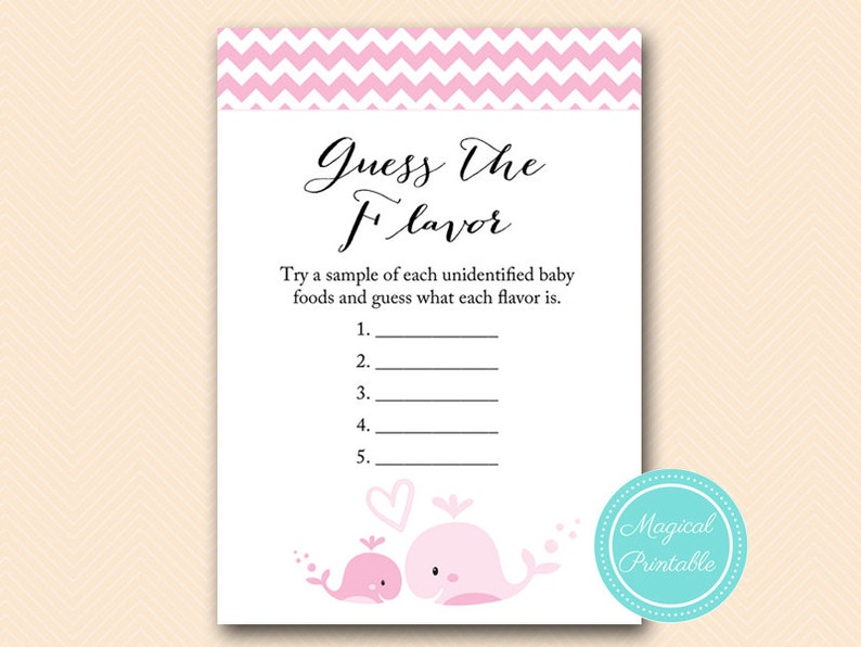 Bet the style, kid meals activity, guessing sport, boy or girl Woman, Crimson Whale Youngster Shower Online games Printable, Little one Shower Pursuits, Obtain TLC117 photograph relating to Baby Food Game Printable identified as Bet the taste, youngster meals video game, guessing video game, little one Female, Red Whale Child Shower Video games Printable, Little one Shower Actions, Obtain TLC117