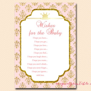 Instant Download, Princess Baby Shower Games Printable, Girl Baby ...