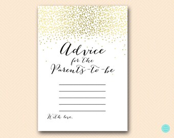 Gouden babyshowerspellen, advies voor aanstaande ouders, advies voor nieuwe ouders, advieskaarten, babyshowerspellen, babyshoweractiviteiten TLC472 db
