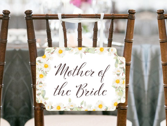 Bride to Be Chair Banner Bridesmaid Chair Sign Maid of Honor Daisy Bridal Shower Decoration Bridal Chair Banner Bride to Be Sign BS691 Etsy UK