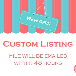 1 x PERSONALIZED ITEM