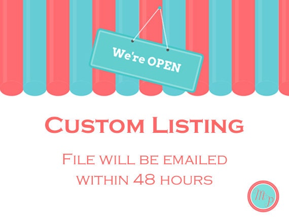 1 x PERSONALIZED ITEM Il_570xn