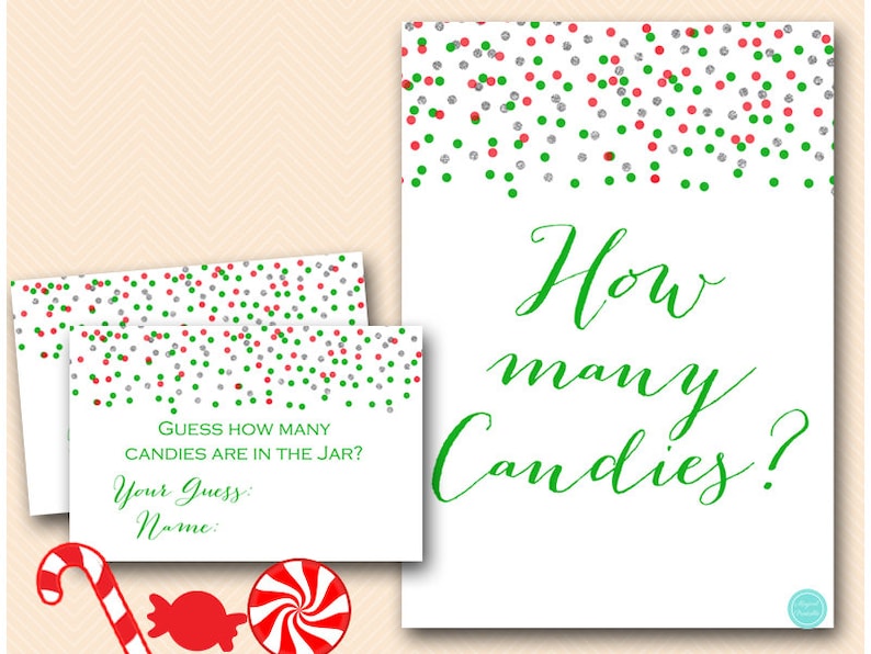 Christmas Candy Guessing Game Printable - Il 794xN.1340301836 Q8um