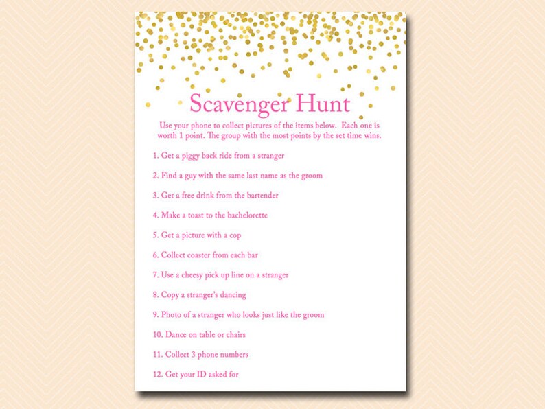 Scavenger Hunt Hens Party Scavenger Hunt Hens Party Games Etsy Australia