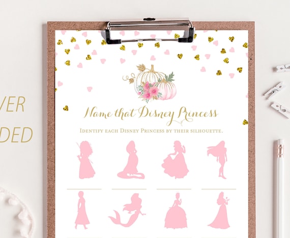 Guess The Princess Princess Silhouette Guessing Game Princess Themed Game Girl Birthday Game Instant Download Bp680 Bs680 Tlc680 By Magical Printable Catch My Party