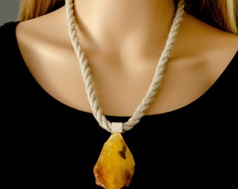 Amber Pendant Necklace, Baltic Beads With 925 Sterling Silver