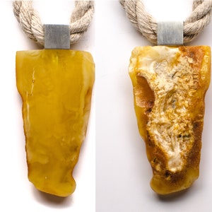 12 g Natural yellow Baltic amber pendant, Huge amber and sterling silver pendant, brown-yellow amber, Natural amber pendant, Handmade