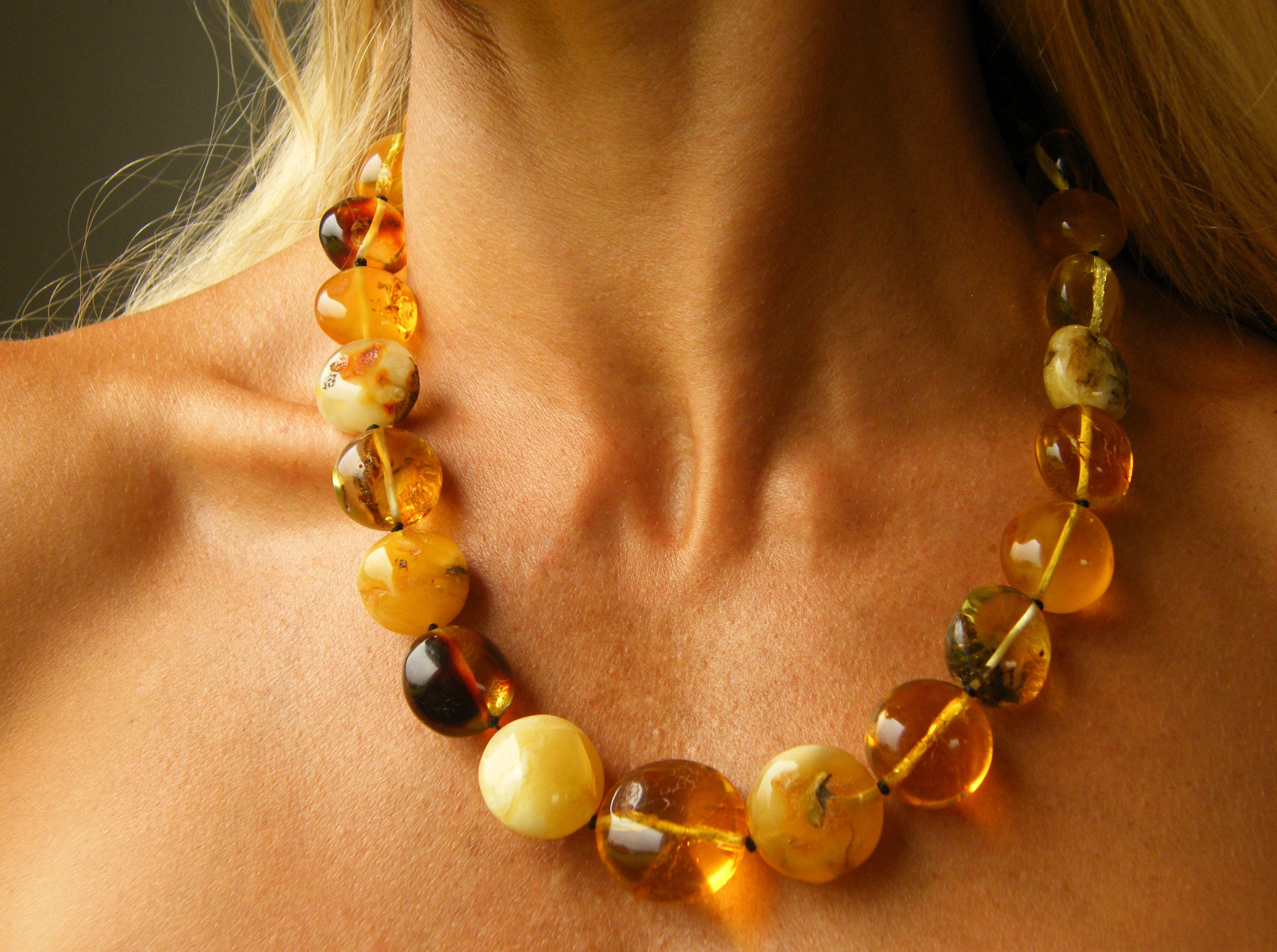 Real Baltic Amber Bead Necklace Gemstone Gift Handmade Jewelry Matte Black Stone Real Baltic Amber Bead Necklace Gemstone Gift Handmade Jewelry Matte Black Stone