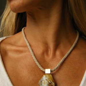 Jewelry Set, Blue Amber Pendant and Ring image 9