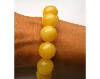 Bernstein Armband, Bernsteinstein, gelb, poliert, modern, Geschenk, Frau, echte Bernsteinstein, NEU, EINZIGARTIGE handgefertigt