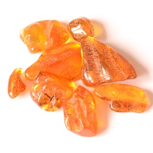 Amber Beads 25 g / Amber Chips / polished Amber chips / Without Hole / Chip Style / Cognac Color /  Baltic Amber Beads / Jewelry
