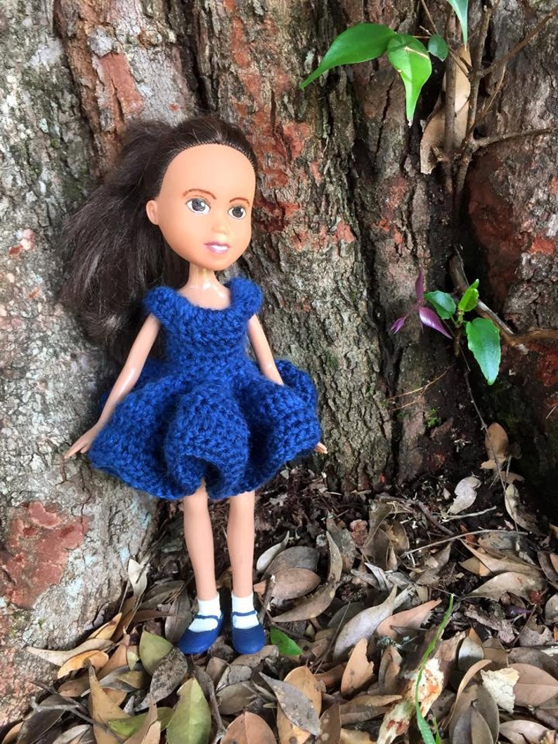 Instant download 'Mya Lou' 5 pdf crochet dress and top pattern for OOAK upcycled make over make under Bratz dolls. image 2