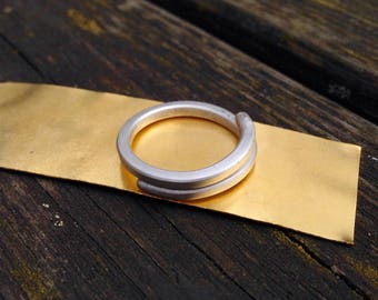 Pierścień pieniądze / / Viking, Celtic skandynawskich / / srebro Sztabka pierścień / / proto waluty / / mężczyzna, mężczyźni, kobiety, Panie / / Biżuteria epoki brązu