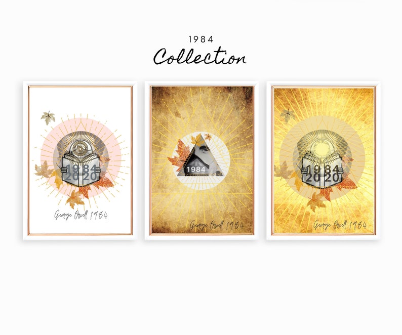 Eric Arthur Blair GEORGE ORWELL 1984 printable art collection 3rd edition