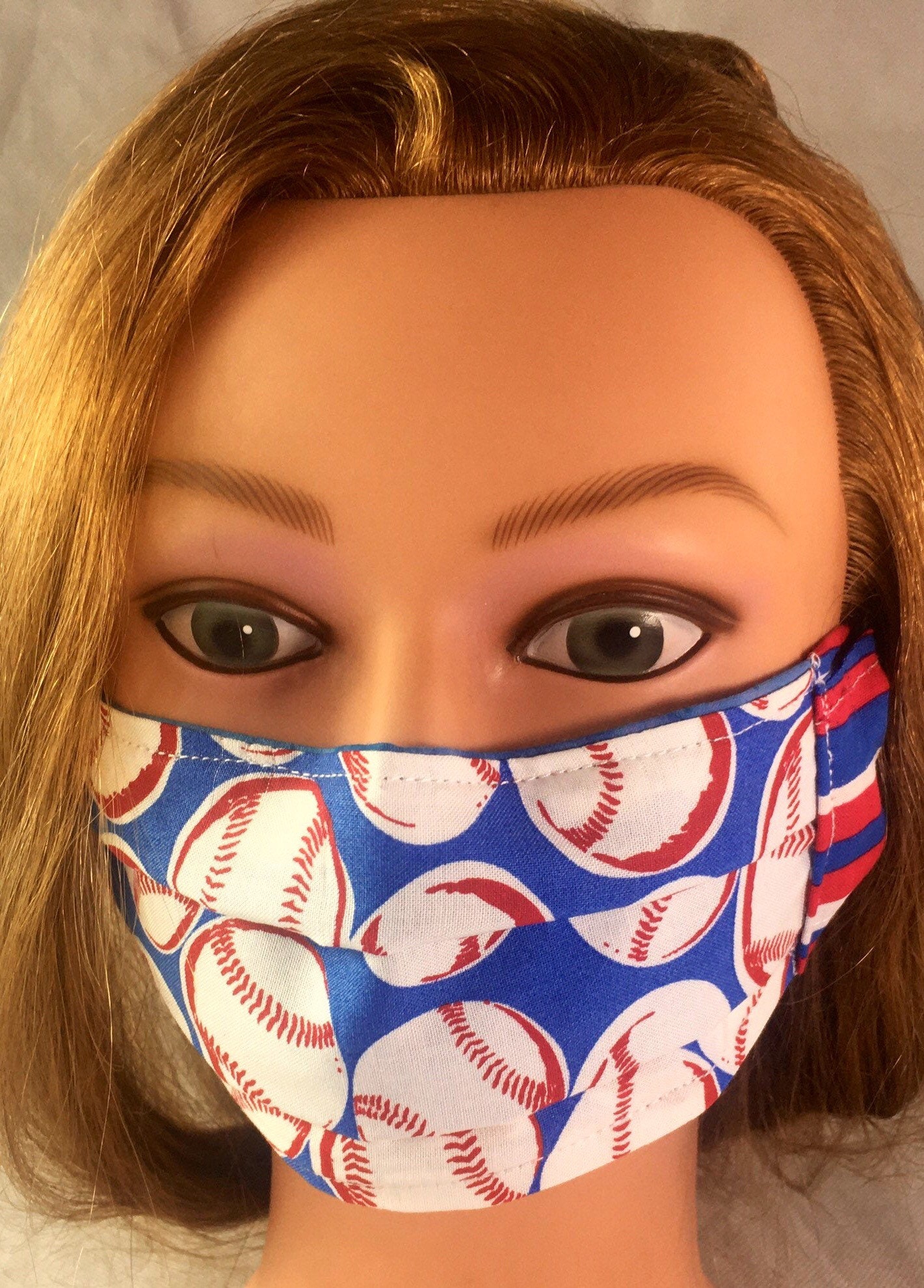 Baseball face mask for adults or youth. Filter pocket mask Etsy