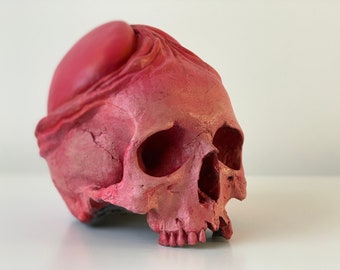 Horny Skull Sculpture