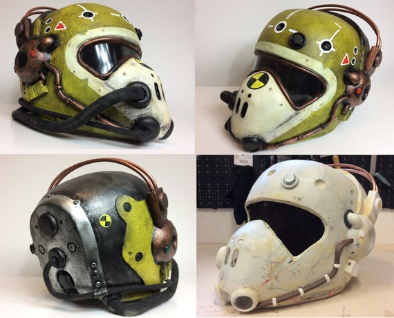 flight style motorcycle helmet Air Force Helmet, with Dual Visors, Clear or Black, One size fits all secure and tool less removal and installation Yellow Flight Helmet Inspired Fallout