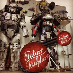 Post-Apocalyptic Power Armor Suit – Handmade Sci-Fi Cosplay Armor – Wearable Costume Prop image 8