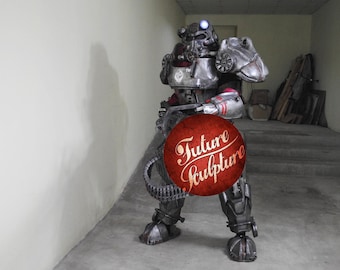 Disfraz de cosplay inspirado en Fallout 4 de servoarmadura T60