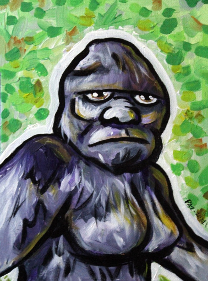 Bigfoot Art Print image 1