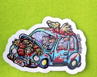Clown Car Vinyl Sticker