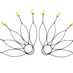 Fire Fans ultra light Pair for advanced and beeginner Performers Great for gift for Dancers BellyDance Flow prop light practice wings