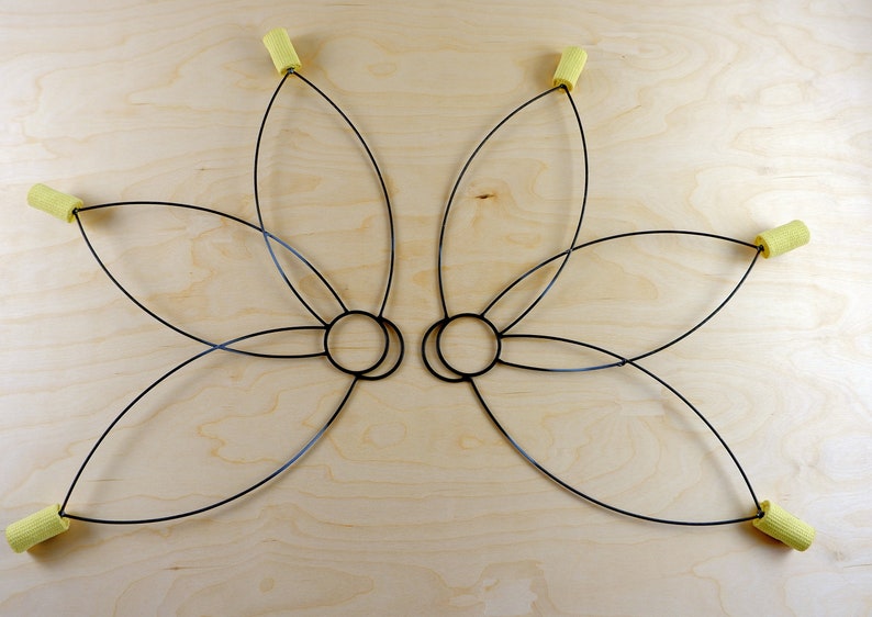 Fire Fans Pair: Ultra Light Steel Frame, Kevlar Wicks, Fire Dancing - Etsy