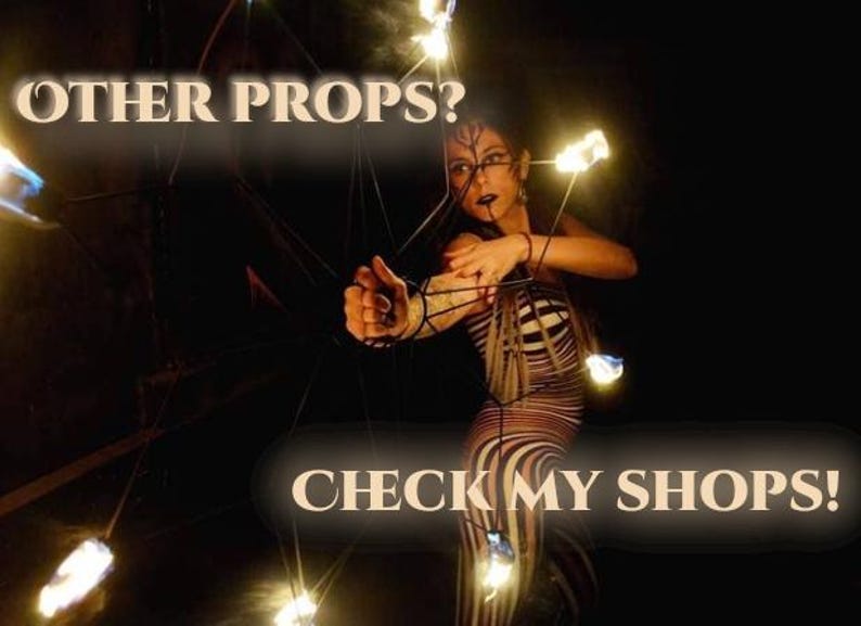 Handcrafted Fire Fans, Kevlar Wicks, Flow Arts, Stage Performance, Fire Dancing image 11