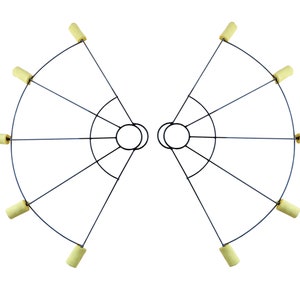 Fire Fans ultra light Pair for advanced and beeginner Performers Great for gift for Dancers BellyDance Flow prop light practice wings