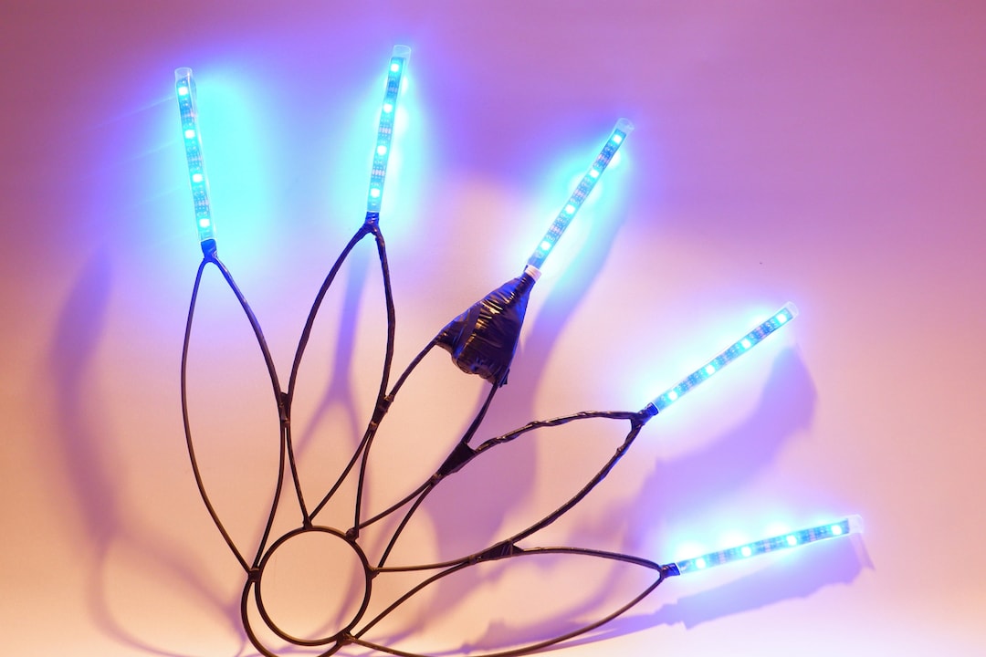 Practice Fan Frame Led Multicolor LED Fans Pair + FREE GIFT * Dance * Performers * Bellydance ...