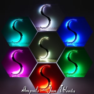 S-Stick LED Buugeng Multicolor - Remote controll + FREE GIFT Dance * Performers * Bellydance * Practice * Festival