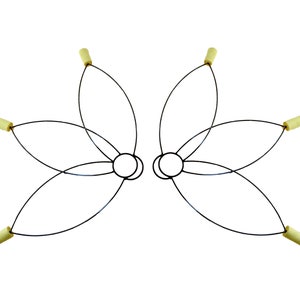 Fire Fans ultra light Pair for advanced and beeginner Performers Great for gift for Dancers BellyDance Flow prop light practice wings