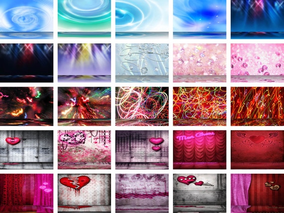 2560 3d Stage Digital Studio Backdrop Photography Background Etsy