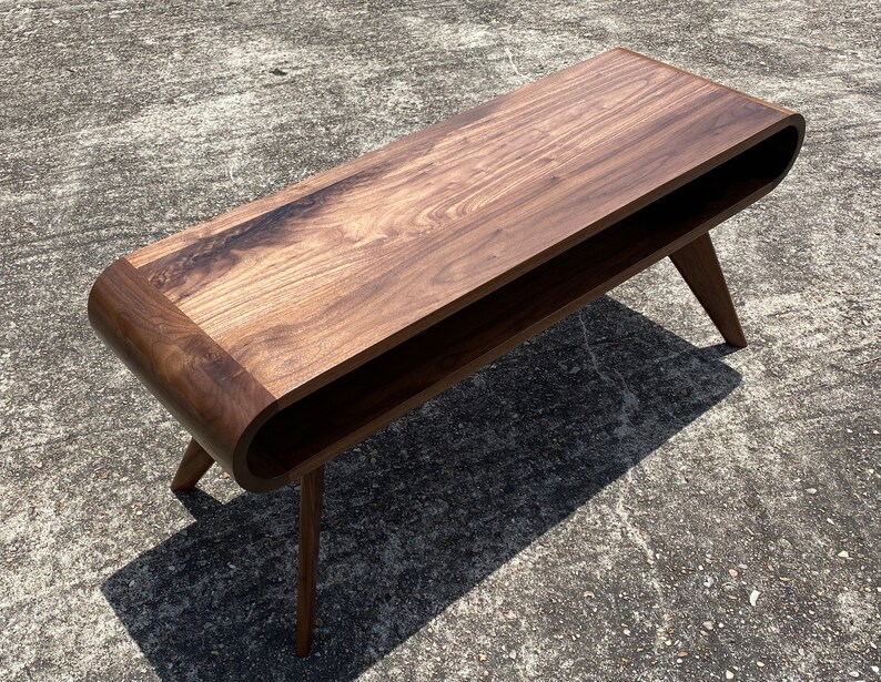 Mid Century Modern Coffee Table, Modern Coffee Table, Walnut Coffee Table, Coffee Table image 10