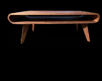 Mid Century Modern Coffee Table, Modern Coffee Table, Coffee Table, Walnut Coffee Table, black walnut, mid century modern living room