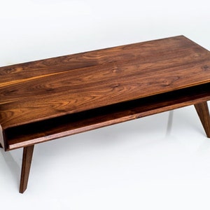 Mid Century Modern Coffee Table, Modern Coffee Table, Walnut Coffee Table, Coffee Table