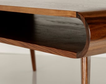Mid Century Modern Coffee Table, Modern Coffee Table, Coffee Table, Walnut Coffee Table, black walnut, mid century modern living room