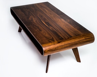 Mid Century Modern Coffee Table, Modern Coffee Table, Walnut Coffee Table, Coffee Table