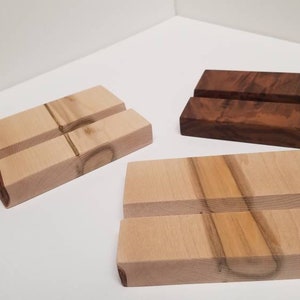 Wood cell phone stand, wood smartphone stand, cell phone stand, smartphone stand, phone stand