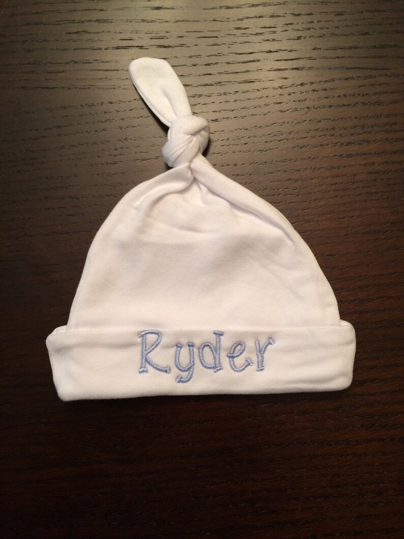 Personalized Newborn Baby Hat Baby Girl Baby Boy Etsy