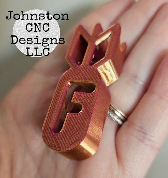 F-Bomb | Straw Charm| Tumbler Accessories | 40oz | 3D Printed | Color shifting | PLA