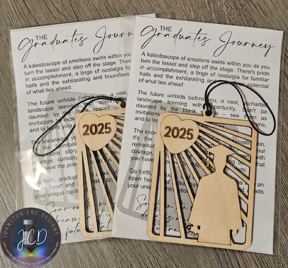 2025 Grad Keepsake Ornament with Story Card, Customizable, Boy or Girl, great for gifts, card, keepsake