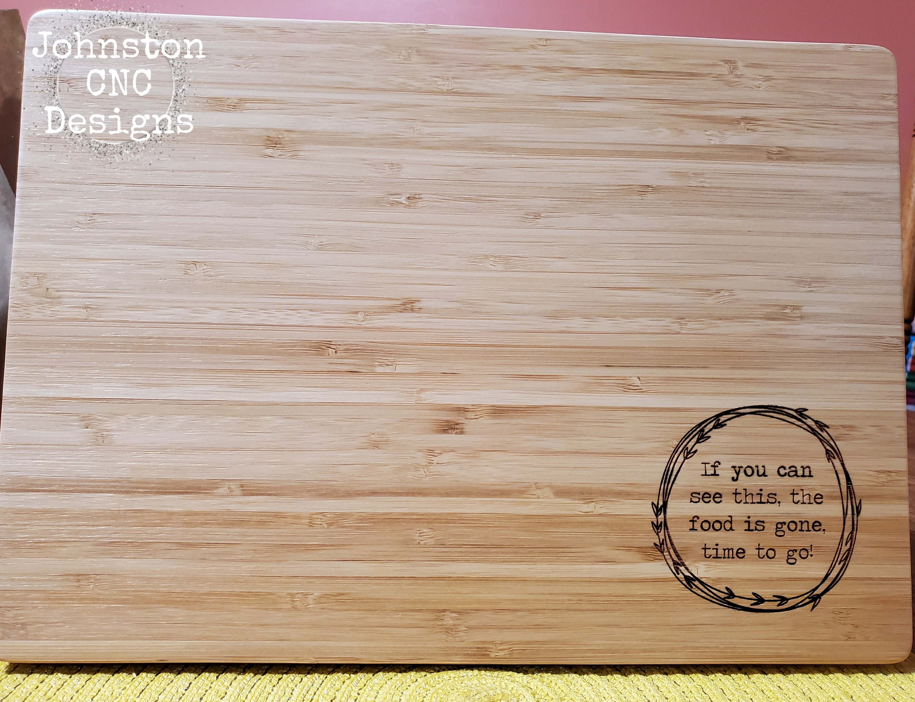 If The Food Is Gone It's Time To Go - Charcuterie Cutting Board - Funn –  Willow's Vintage