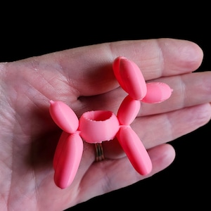 Balloon Dog Straw Charm Tumbler Accessories Color Options 40oz 3D Printed PLA